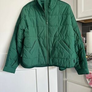 Green Quilted Jacket